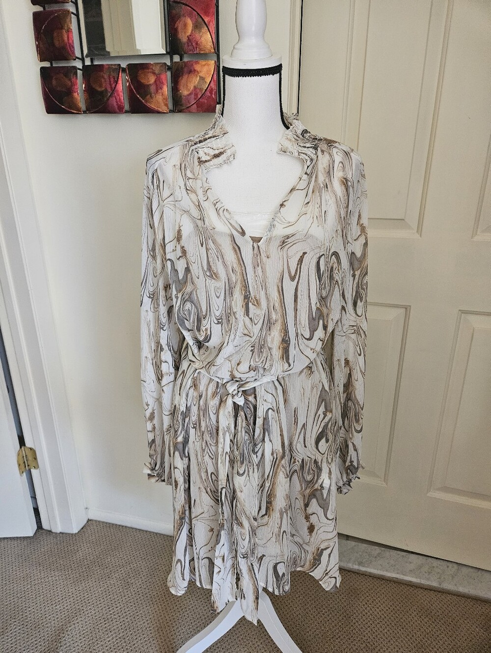 Banana Republic long sleeve mini dress